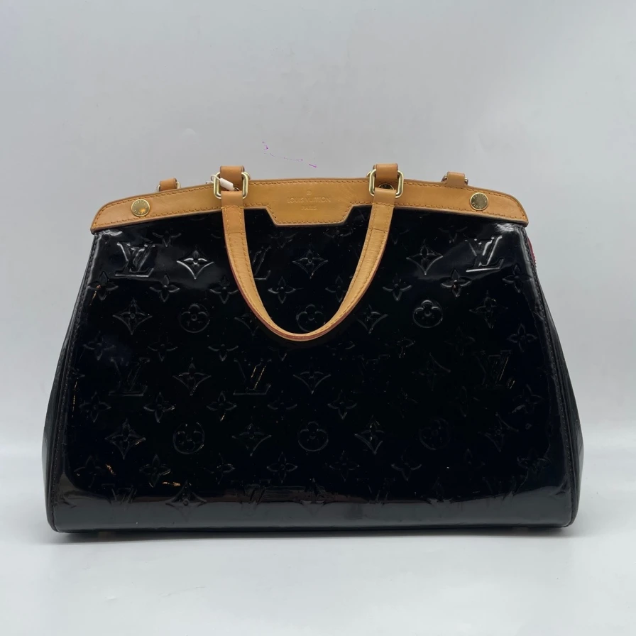 95新 LouisVuitton/路易威登 漆皮手提包637 1462