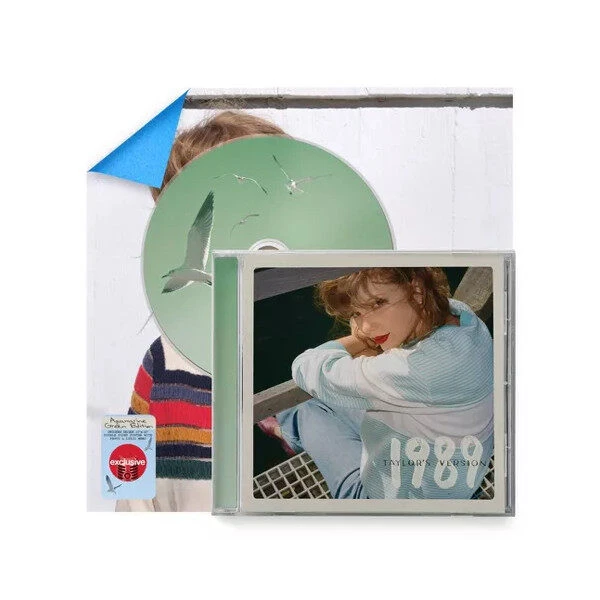 【原装进口】泰勒霉霉《1989（重录版）》豪华版 美版海蓝宝石绿色CD