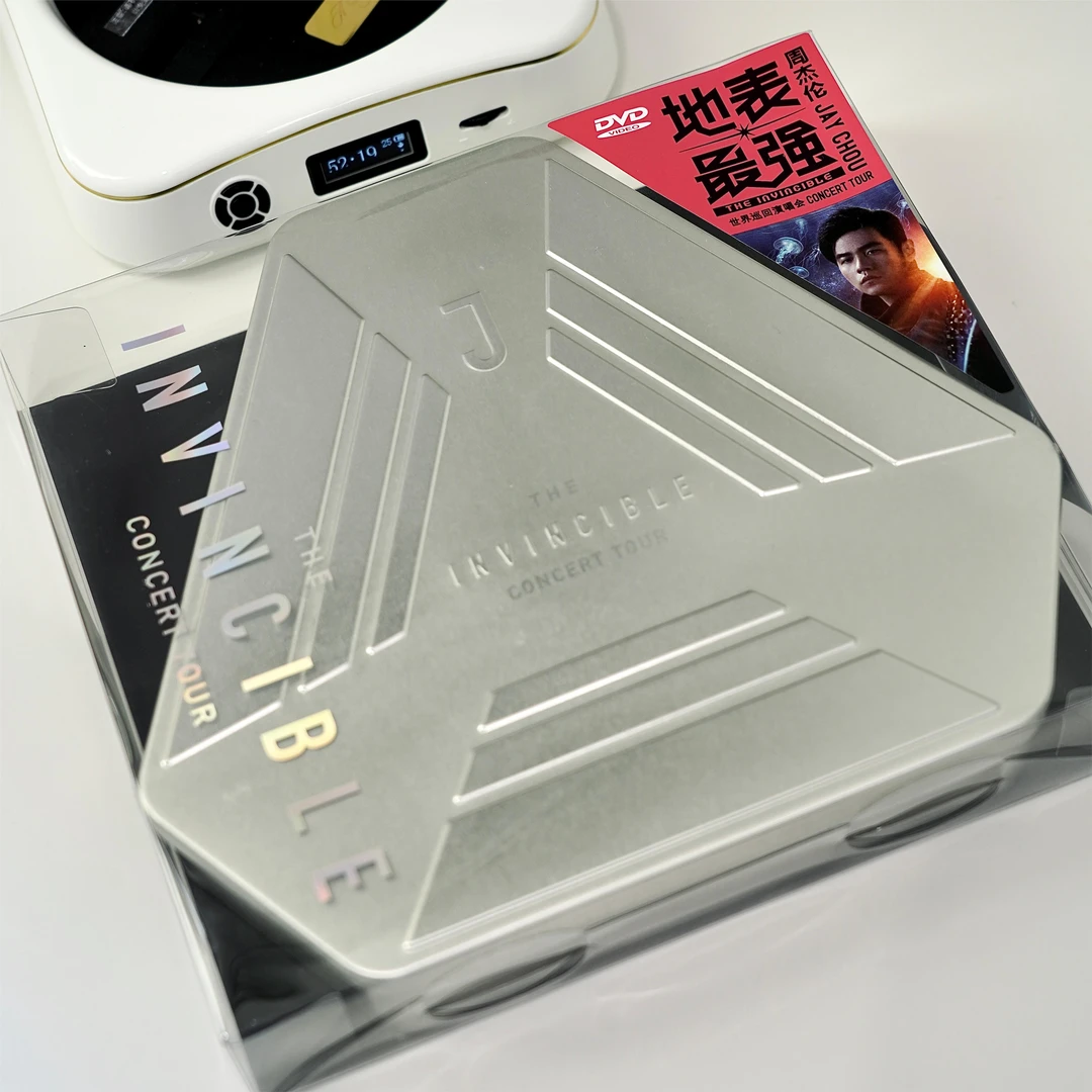 官方正版 周杰伦地表最强世界巡回演唱会 碟片专辑 铁盒+海报+DVD