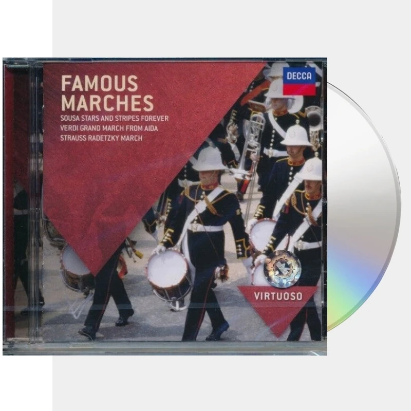 【原装进口】DECCA知名进行曲合辑（欧版CD）伦敦/芝加哥交响乐团唱片