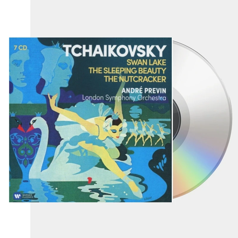 【原装进口】柴可夫斯基三大芭蕾舞曲 天鹅湖睡美人胡桃夹子 7CD