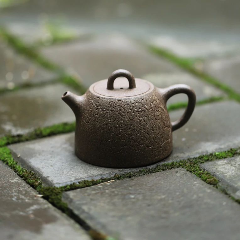 一壶江南紫砂壶玉成窑汉铎壶全手工