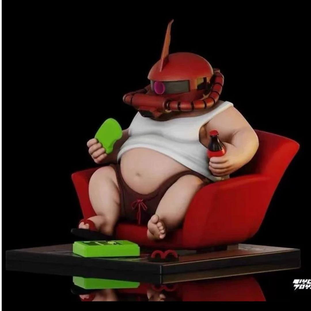 现货 肥宅扎古 模玩雕像树脂手办GK