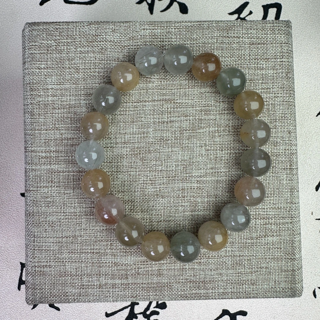 彩兔毛宝石精致古风