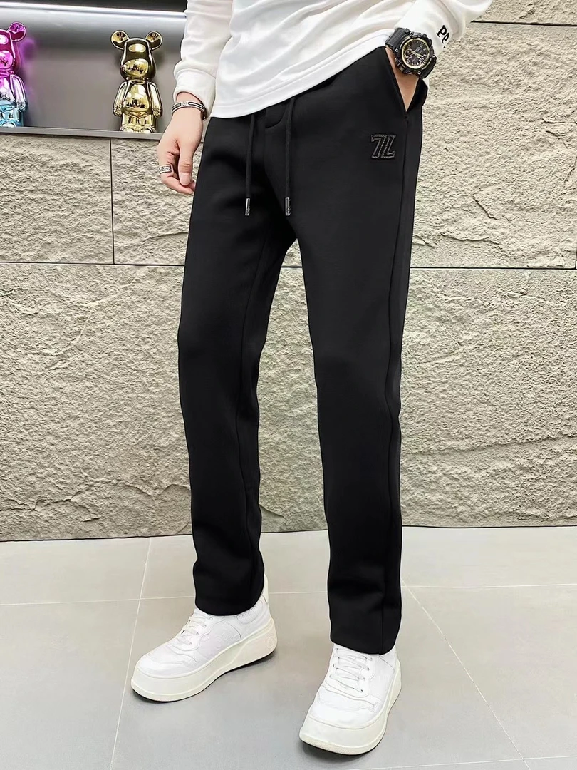 男士加绒加厚休闲裤