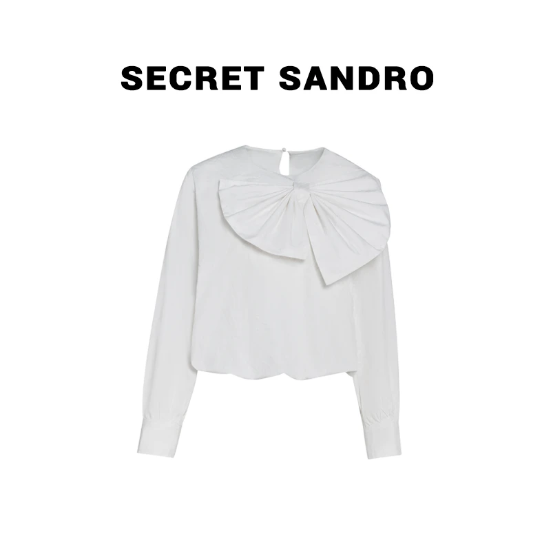 【白折扇】【多娜&Secret Sandro粉丝专享】衬衫 C64293043N