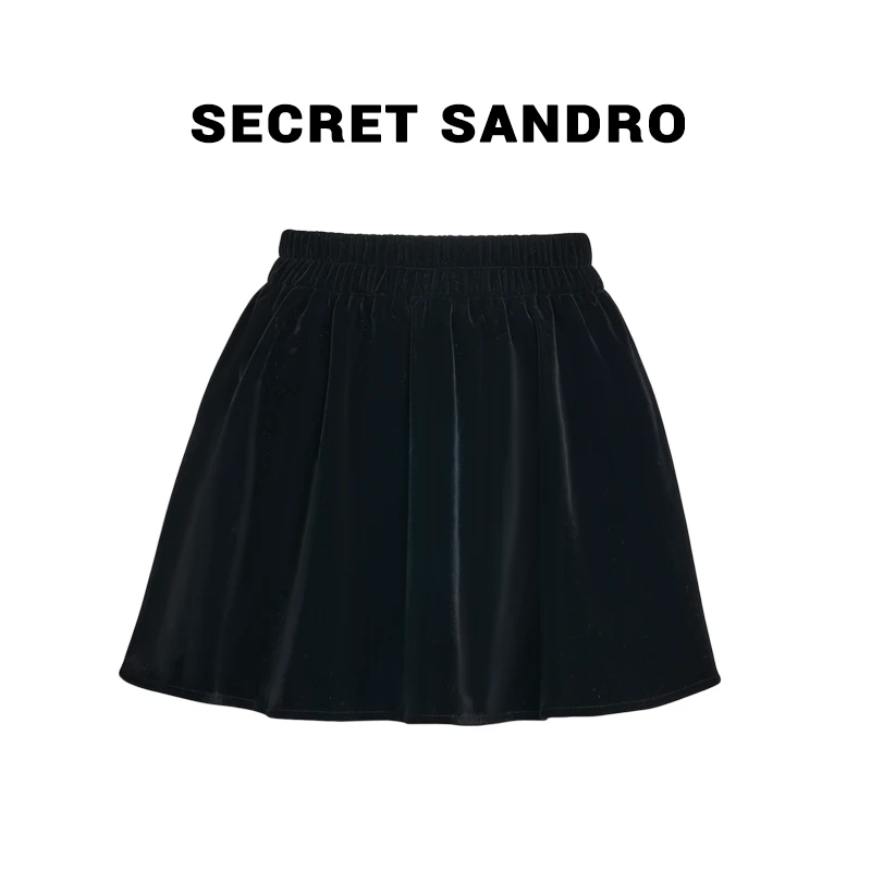 【丝绒】【多娜&Secret Sandro粉丝专享】半身裙 B64288148Y