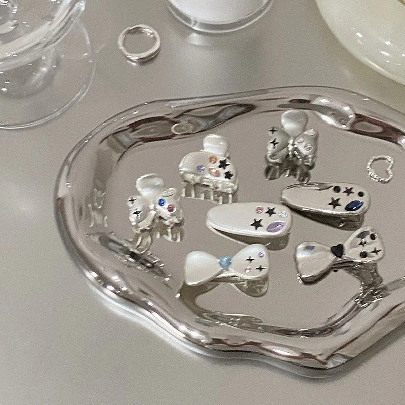 彩锆星星迷你小抓夹小众高级感辣妹发夹刘海夹ns风新款