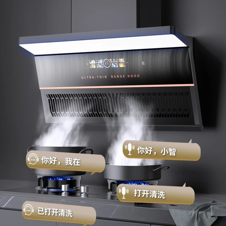 惠普好太太AI智能语音控制体感侧吸变频热清洗大吸力油惠普好太太