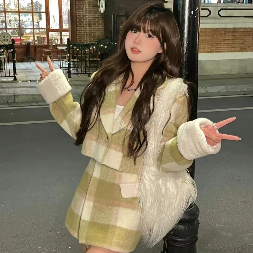 禾加一 格纹外套N1264HJ24