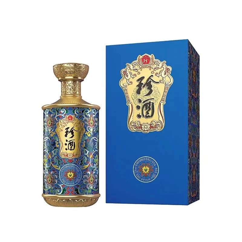 珍酒【酒水节】珍酒（宝相花） 酱香型53度白酒53度500ml
