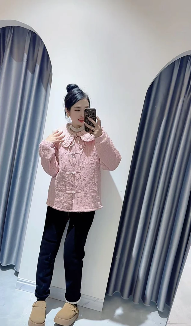 ZL【 原版原货 】娃娃领三层加厚可外穿家居服