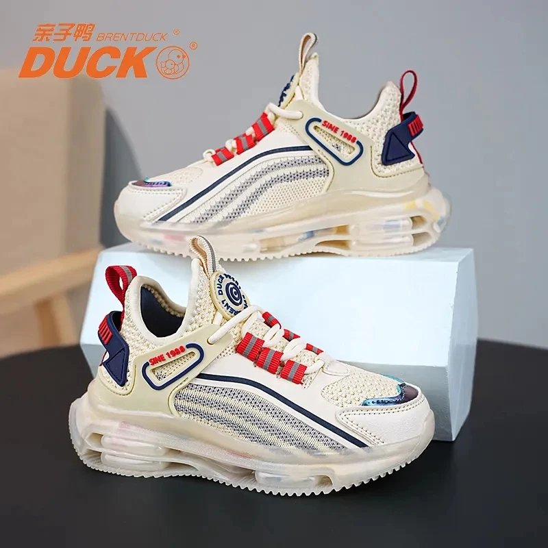 【福】亲子鸭秋季双网28-39中大童透气超轻软底儿童运动鞋666