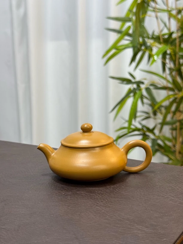 明炉壶 薄胎黄金朱泥小品壶全手工潮州手拉壶188