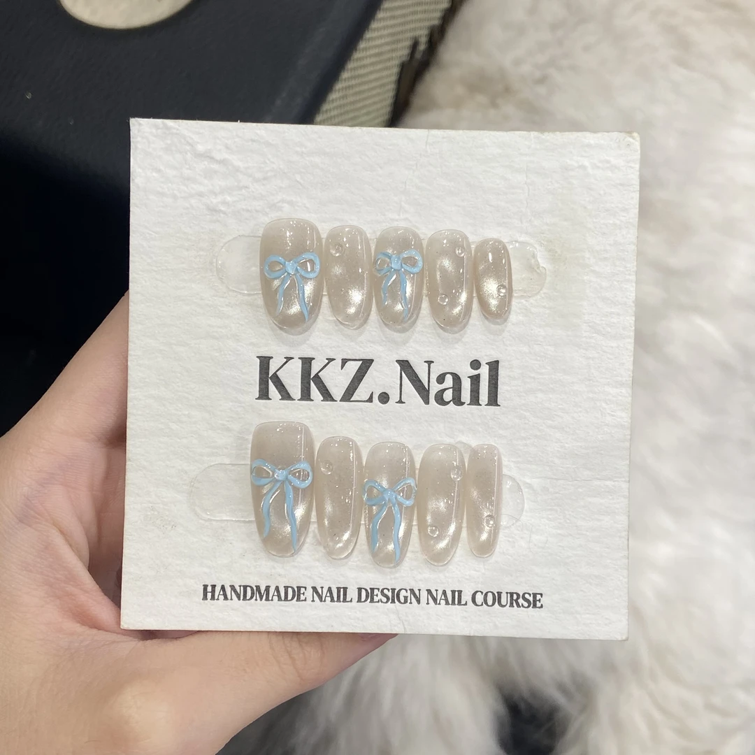 同心结·KKZ纯手工光疗甲片