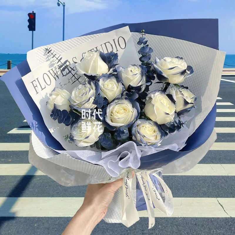 【送老公送男友】真花玫瑰向日葵混搭鲜花花束生日礼物同城配送