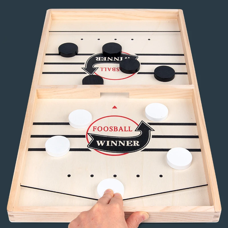 双人趣味对战木质弹弹棋亲子互动棋撞撞棋大可桌上竞技对决小玩具