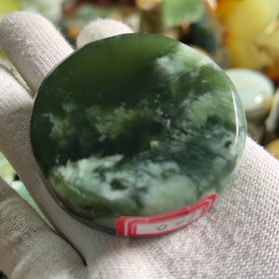 【闪购商品】蛇纹石玉原石未镶嵌八***云