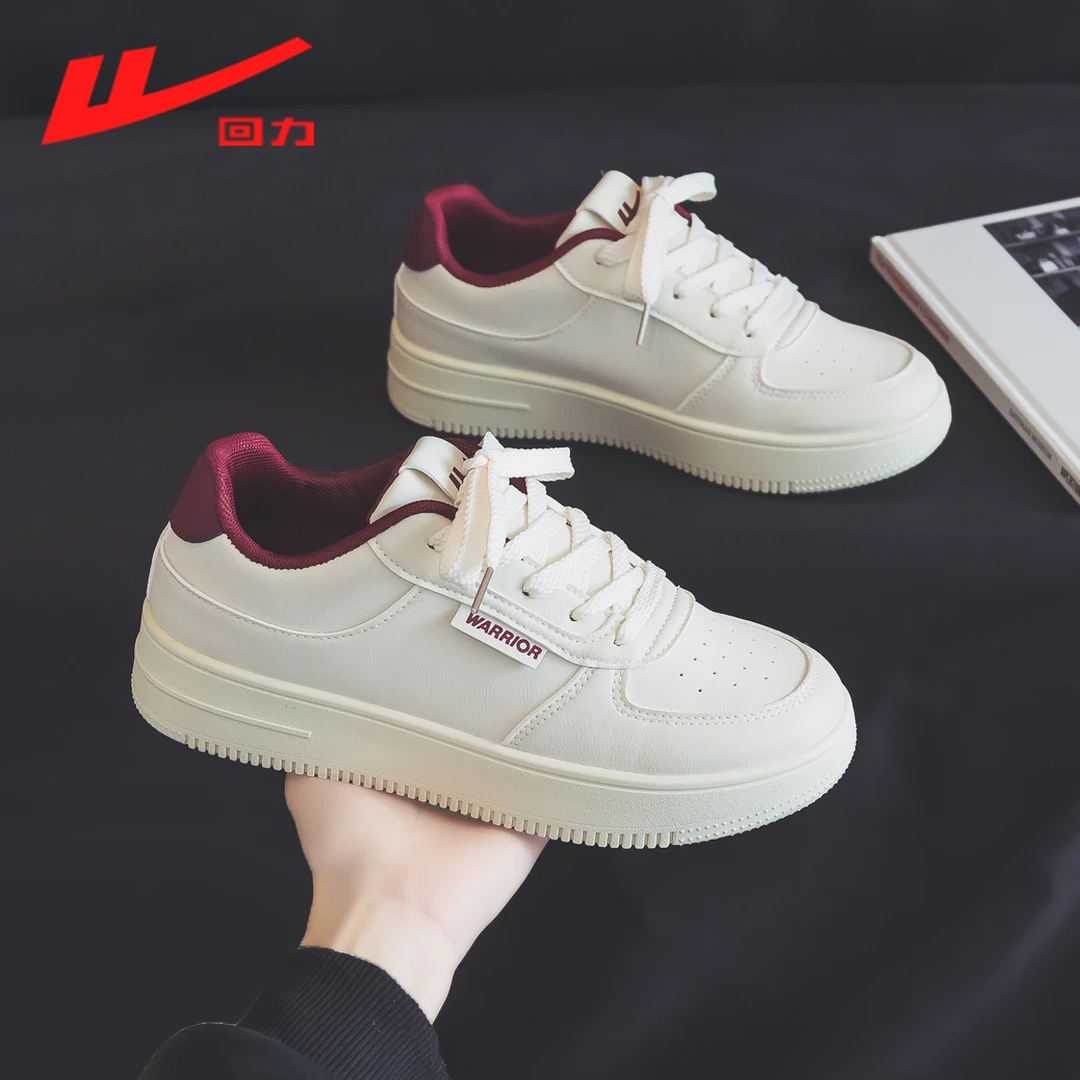 回力女鞋夏季厚底百搭小白鞋板鞋2025新款时尚软底潮鞋休闲鞋4661