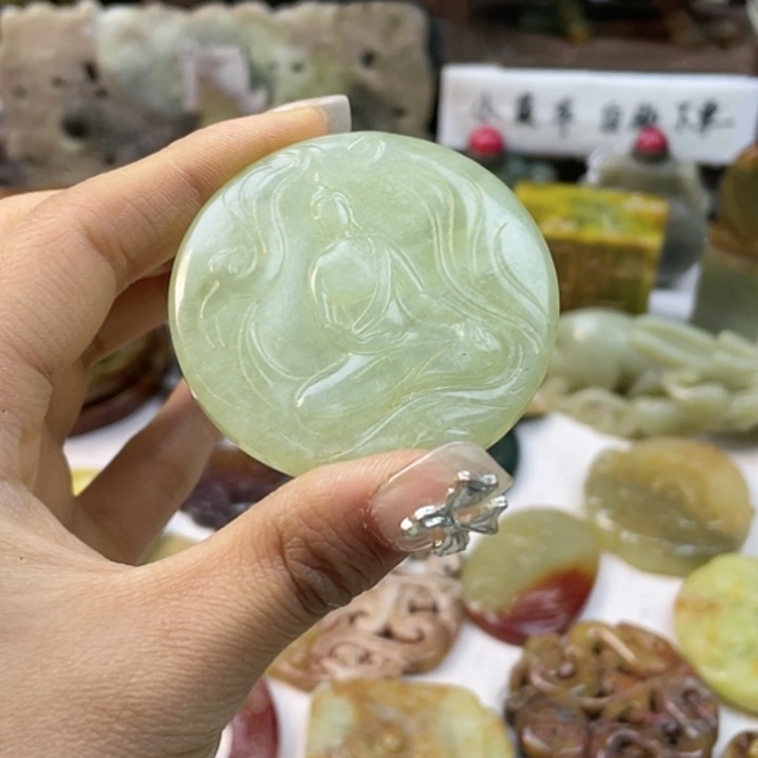 【闪购商品】白玉菩提吊坠82