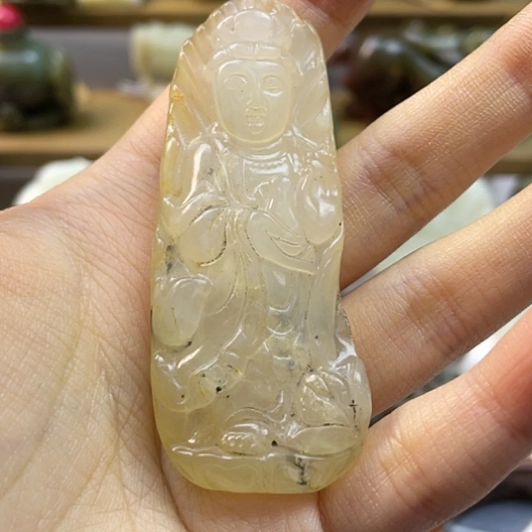 【闪购商品】白玉菩提吊坠135