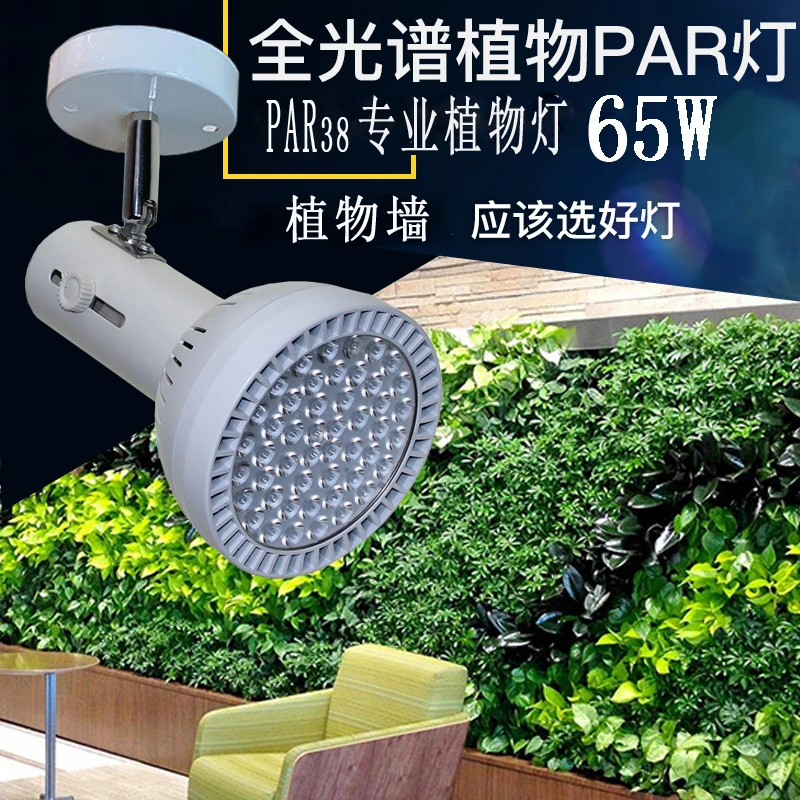 65植物墙补光射灯室内假山鱼缸造景全光谱生长轨道雨林缸灯