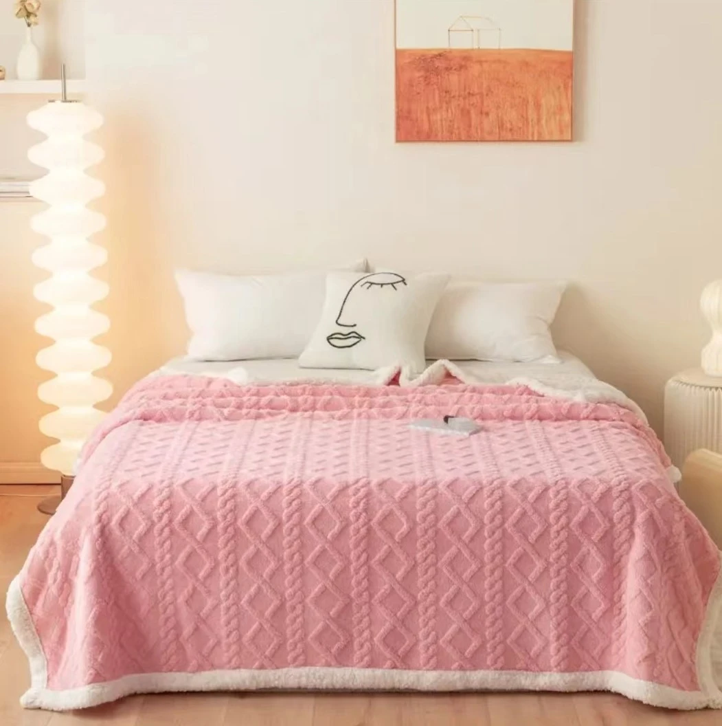 【2.0*1.8粉色菱形被套】