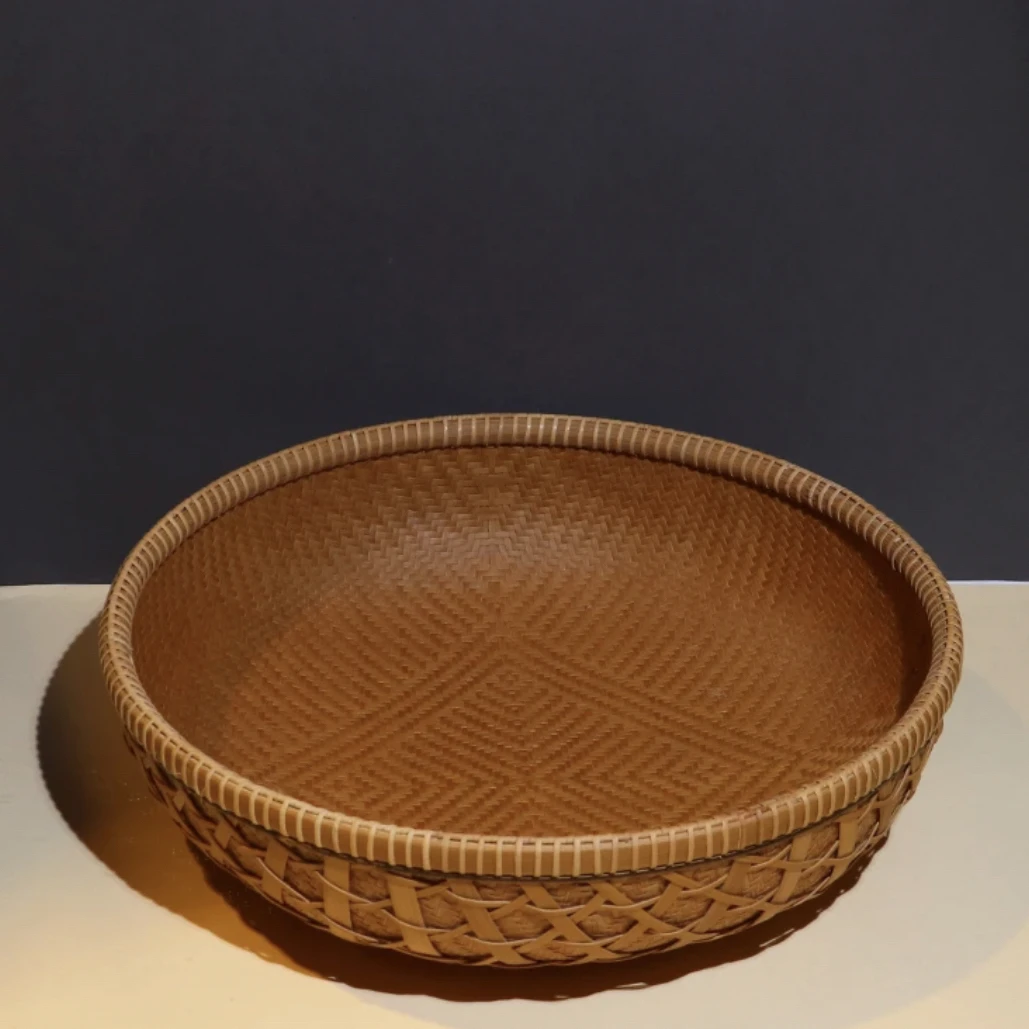 竹编坐头茶具收纳、篮点心篮、水果篮精品工艺