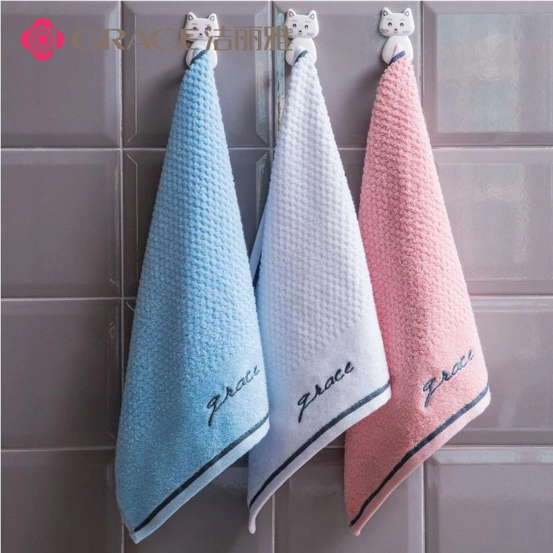 洁丽雅小毛巾纯棉全棉洗脸家用面巾柔软方巾儿童擦手吸水成人方形