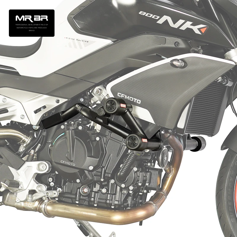 MRBR适配春风800NK护杠竞技防摔杠保险杠弹性防摔球防护改装配件