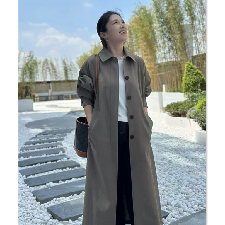 【美姐说】女长款风衣3310