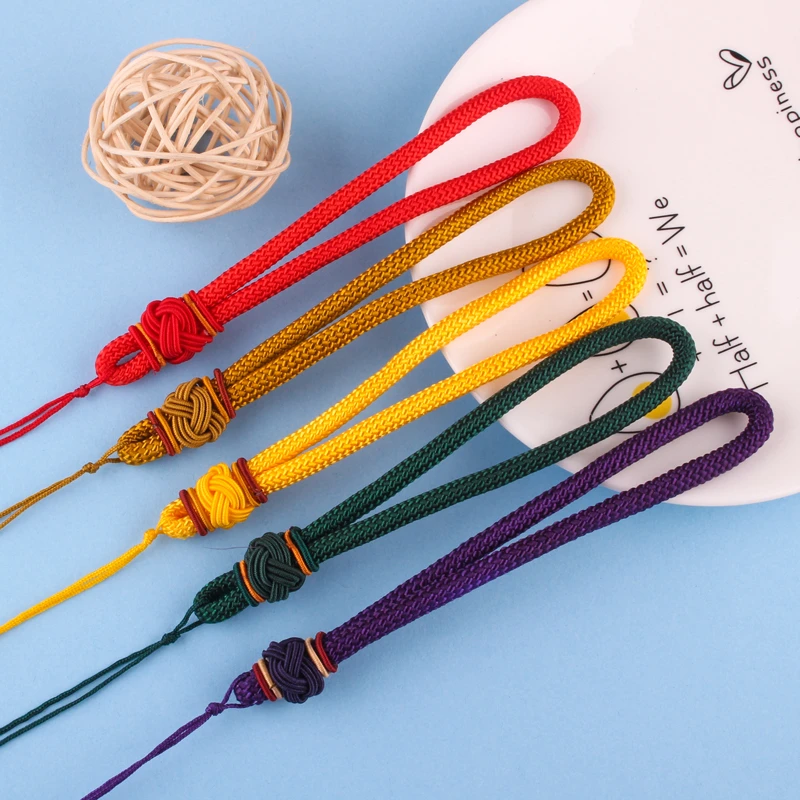 大绳菠萝扣手把绳手工配饰编织饰品挂绳diy吊坠挂绳玉石专用绳子