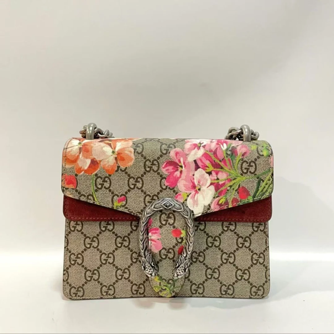 95新 GUCCI/古驰 冰冰中古 花卉酒神/11197791