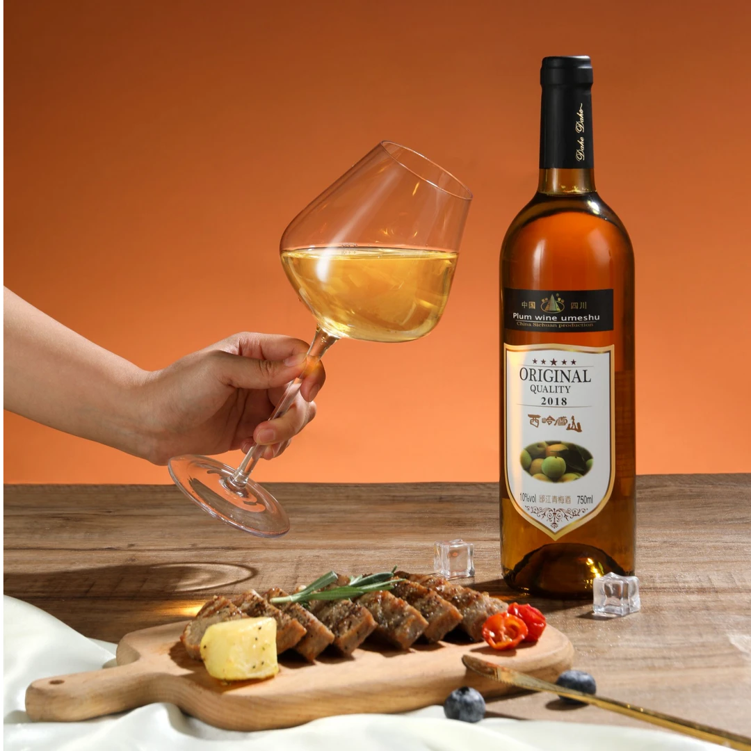 西岭雪山原果发酵青梅酒 10°五星青梅酒