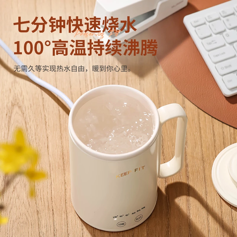 便携式烧水杯养生杯电加热水壶炖煮粥神器旅行泡茶全自动家用mini