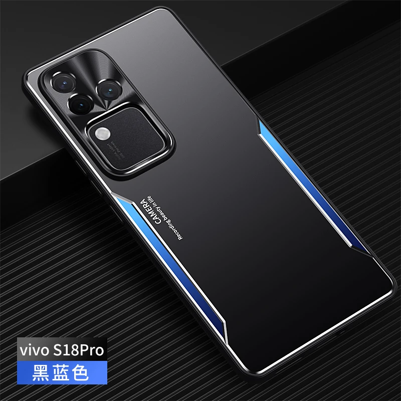 vivoS18手机壳网红S18Pro保护套男女新款金属壳镜头全包防摔磨砂