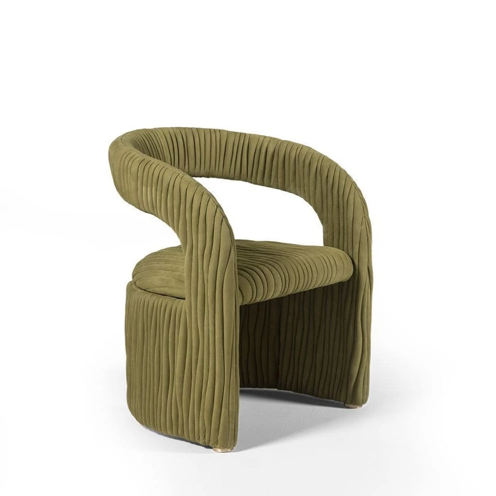 轻奢意式绒布布艺CC餐椅梳妆椅化妆椅可定制颜色舒适设计师款式椅