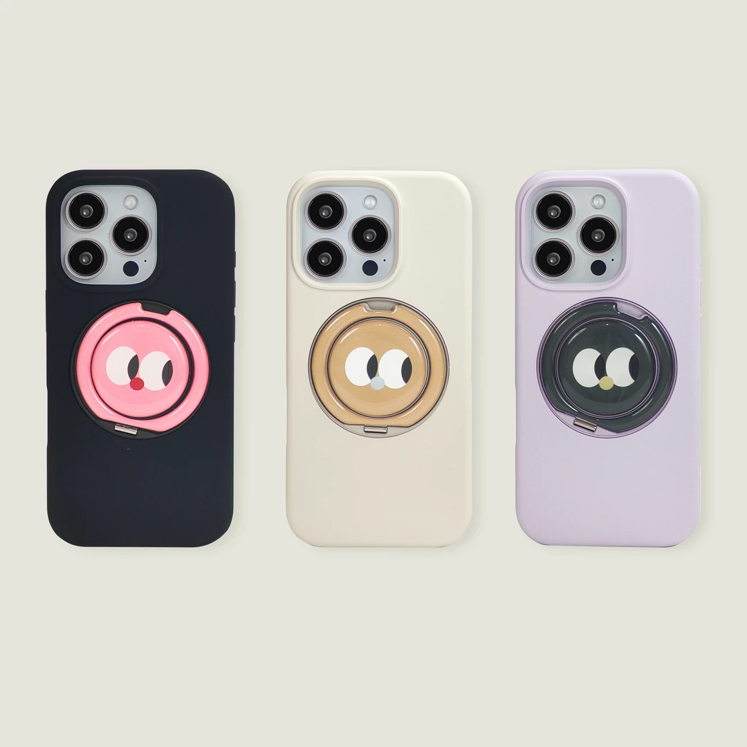 趣味支架iPhone16Pro手机壳苹果15保护套14Promax极简13紫色适用