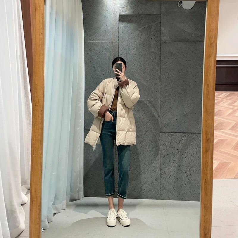 M4450天秀之作！时尚百搭宽松版外套衣长60 款号LG90446