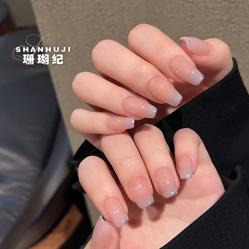 【芋泥渐变】 珊瑚纪流行气质夏日美甲温柔简约气质温柔裸色渐变