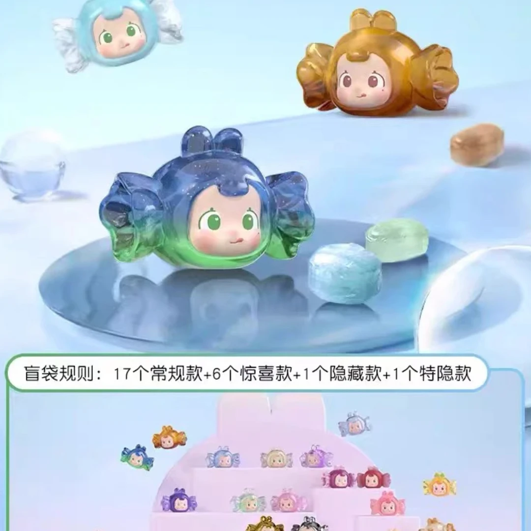 正版 mehoo万花糖系列mini盲袋可爱少女心萌粒公仔潮玩手办摆件