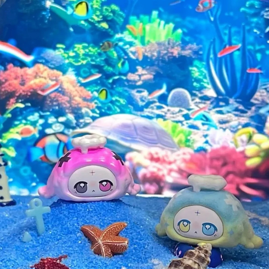 【拆盒】正版白日梦bunny汽泡派对系列盲盒潮玩迷你萌粒公仔摆件