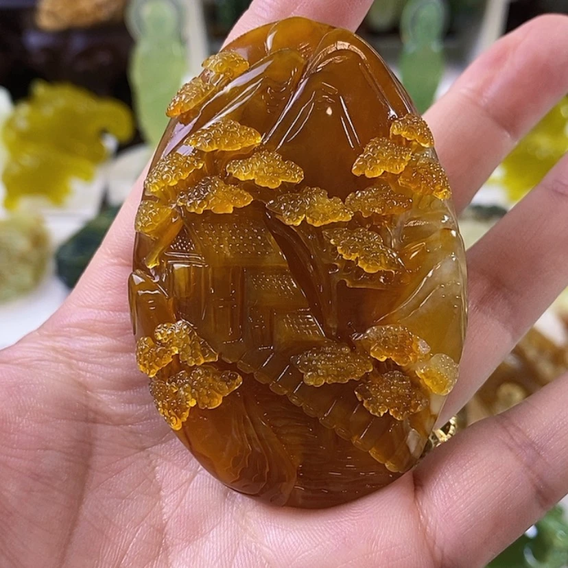 【闪购商品】岫玉挂件吊坠未镶嵌