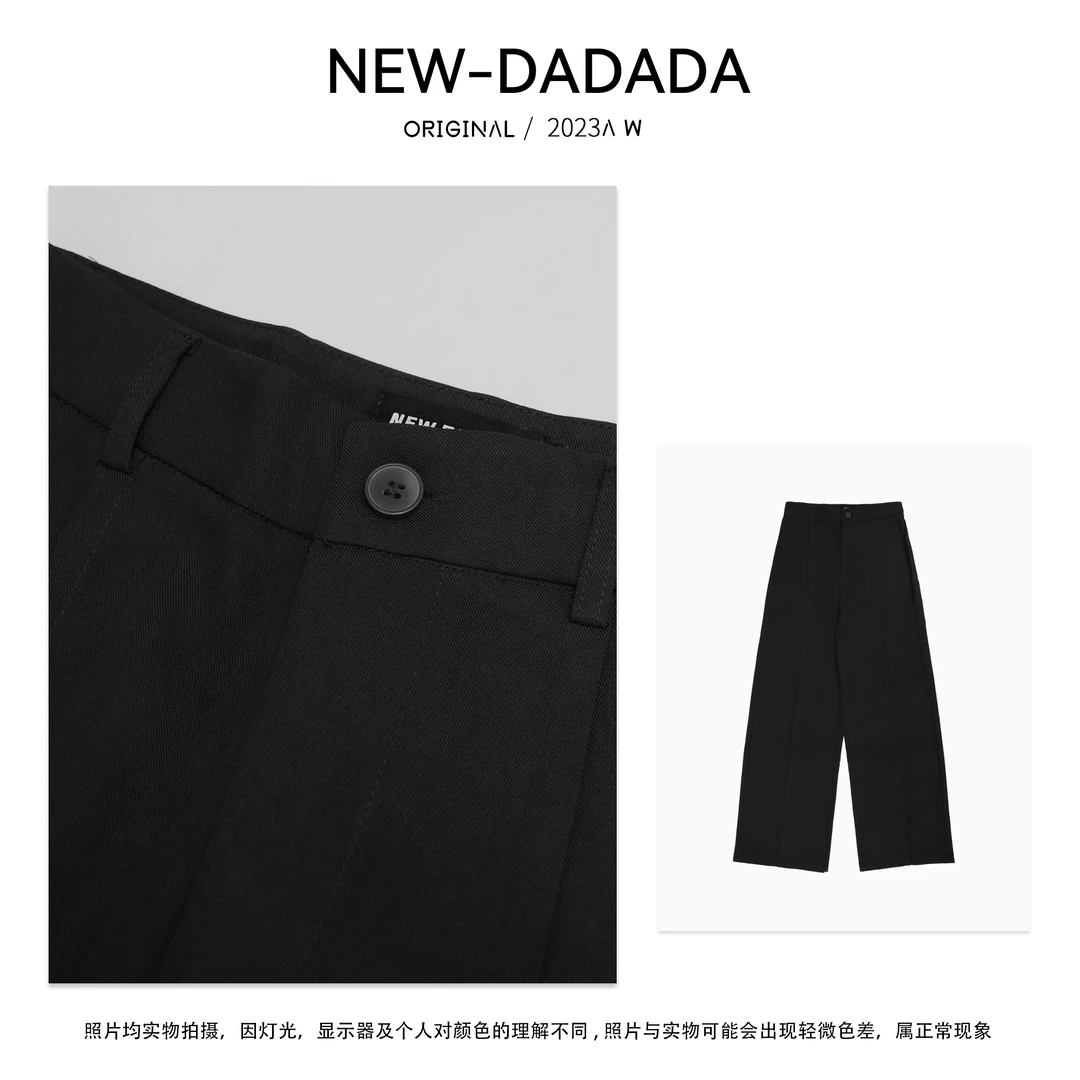 利达 NEW DADADA【里约书店】休闲百搭黑色裤子J36