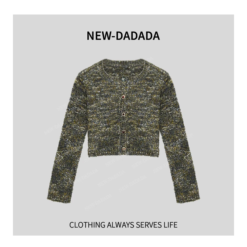 利达 NEW DADADA【繁星花纱】氛围感秋季百搭毛衣TDK2095