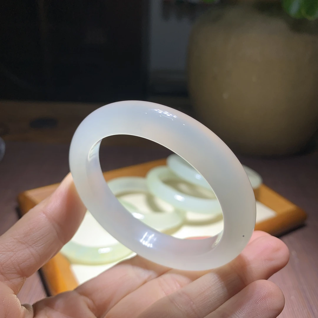 玉水阁天然岫玉手镯