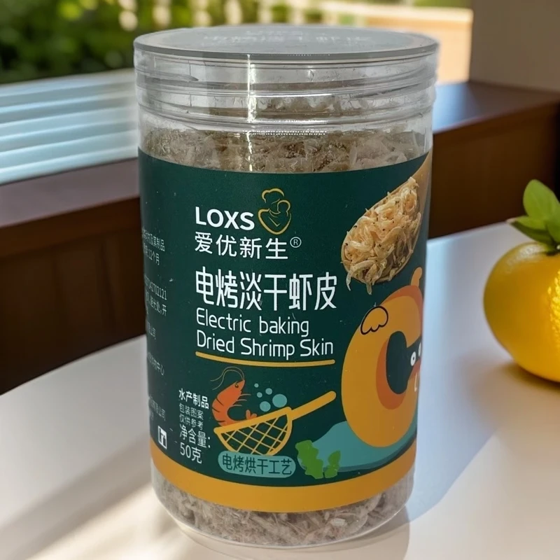 爱优新生电烤淡干虾皮50克