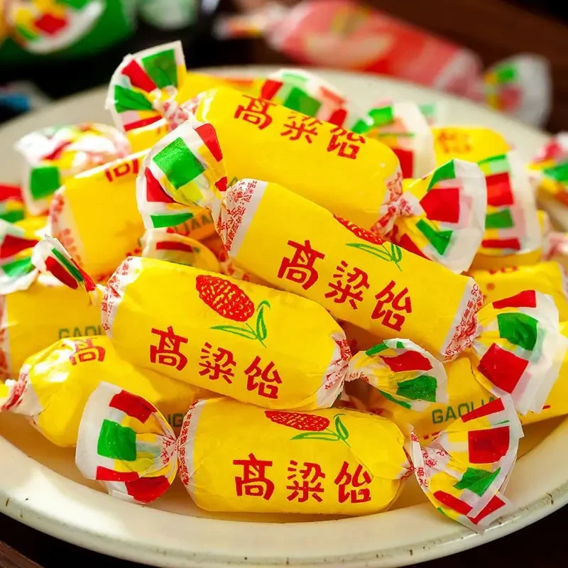 山东高粱饴软糖袋装制作山东特产老式拉丝水果软糖童年口味道零食
