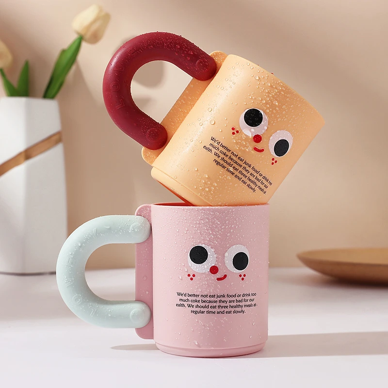 刷牙杯儿童情侣创意可爱卡通杯子漱口杯高颜值家用塑料牙杯洗漱杯