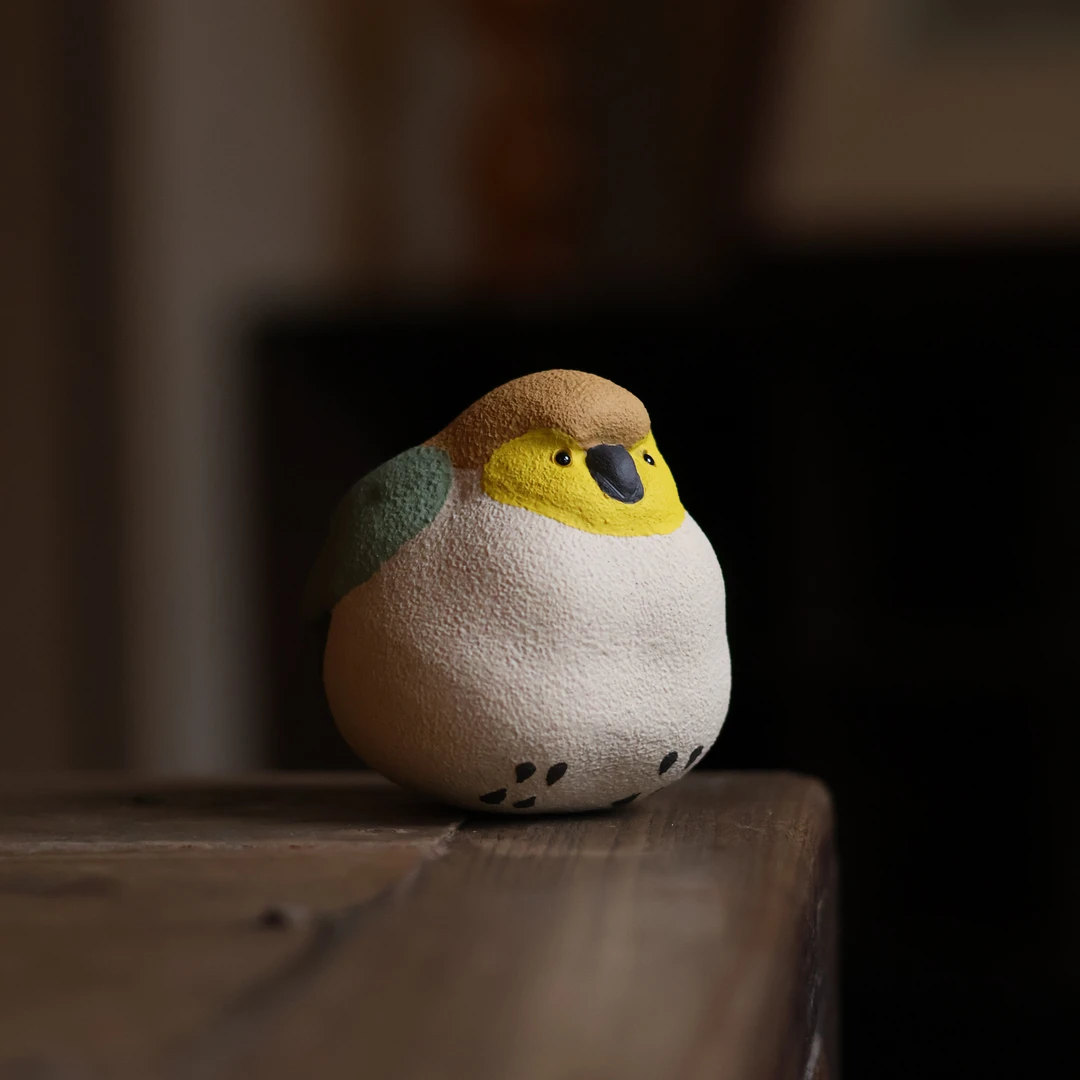 【小田甄陶】见铭造-白段粉浆 茶宠（见铭0105）